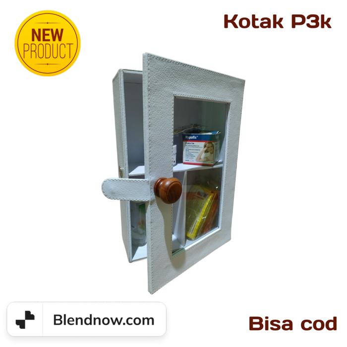 Gambar First aid box/kotak obat/box p3k gantung dinding - Putih dari pjhandycraft undefined Tokopedia