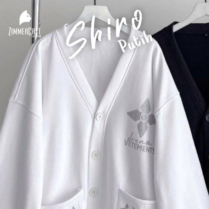 Gambar 夢 Yume | Outerwear Cardigan Wanita Imut Oversize Fleece | ZimmerCatt - Putih dari ZimmerCatt Collection undefined Tokopedia