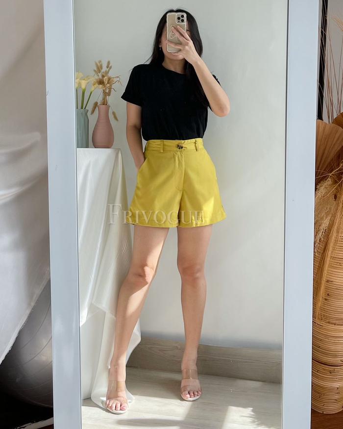 Gambar FRIVOGUE Duwe Pants - Lime dari frivogue undefined Tokopedia