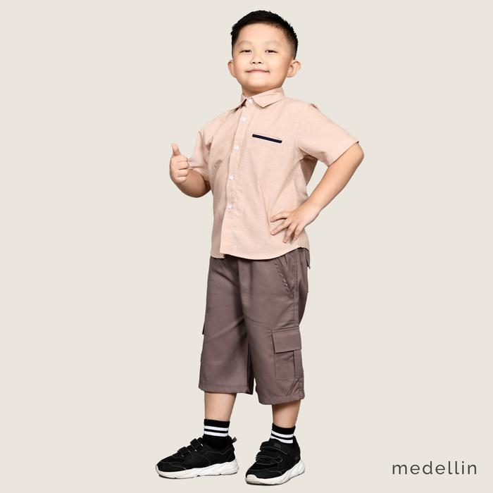 Gambar MEDELLIN Kemeja Anak Lengan Pendek 201277 Milo - Milo, 3XL dari Medellin Store undefined Tokopedia