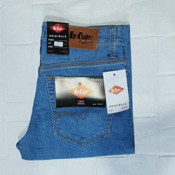 Gambar celana jeans pria slim fit stretch 28-38 Lee cooper - Biru Muda, 38 dari Class Jeans undefined Tokopedia