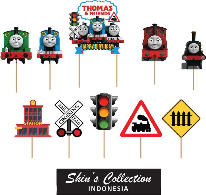 Gambar Cake topper Thomas and friends new set isi 10 pcs - 01 dari Depo Karakter ShinCollection undefined Tokopedia