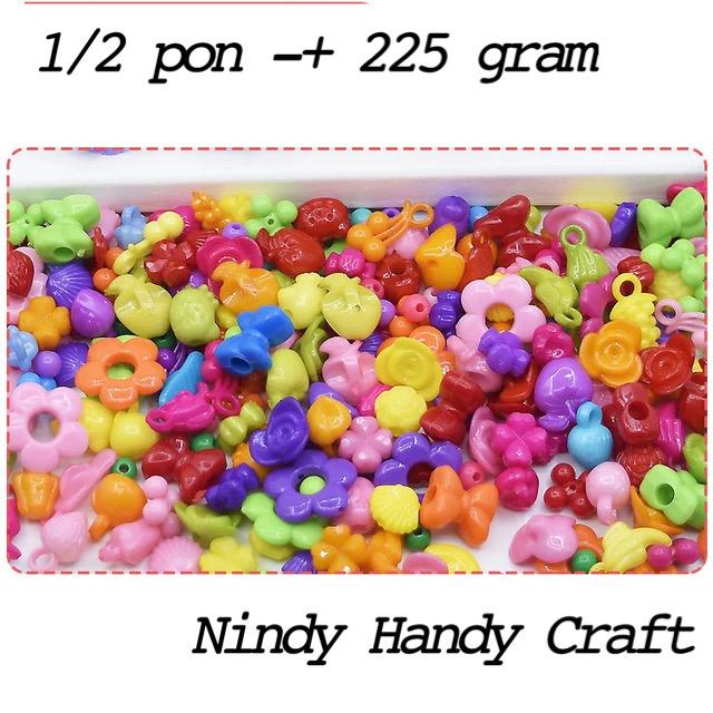 Gambar Grosir Manik Manik Campur motif - Manik campur - Warna Warni, 225 gram dari Nindy Handy Craft undefined Tokopedia