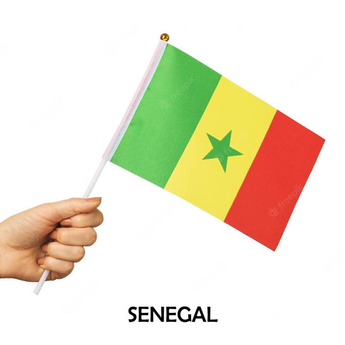 Gambar Bendera Tangan Negara AFRIKA / AFRICA Country Hand Flags - SENEGAL dari mushikyo undefined Tokopedia