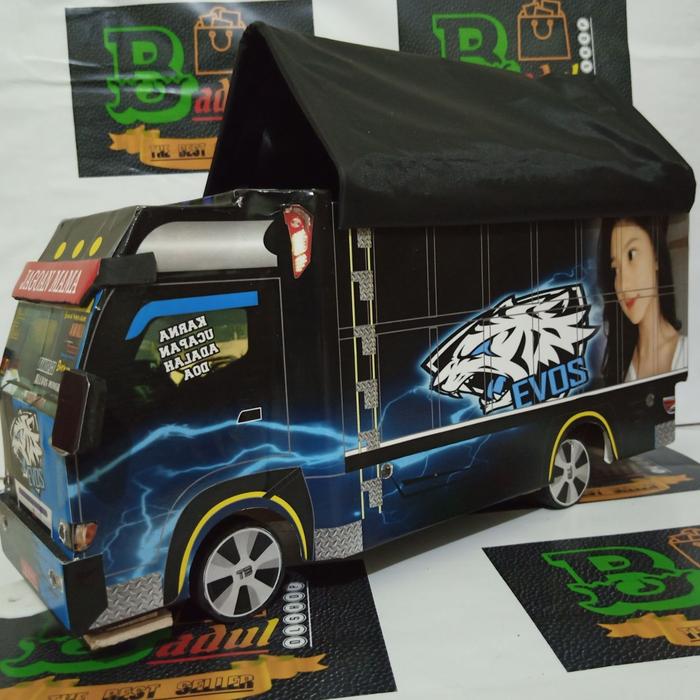 Gambar MINIATUR TRUK OLENG FUL LAMPU BONUS TERPAL HARGA MURAH - EVOS O+T dari badulolshop_NEW undefined Tokopedia