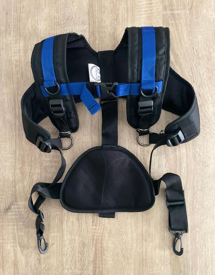 Gambar Beningbag Harness for production sound mixer. - Hitam Biru dari SOUND BAG undefined Tokopedia