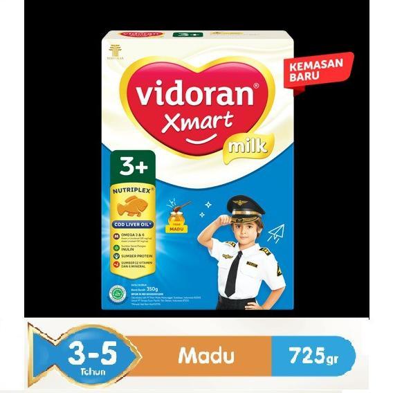Gambar Vidoran Xmart 3+ Madu /Vanila 750Gr (Kemasan Baru 725Gr) - vidoran 3+ Madu dari ranggatan undefined Tokopedia