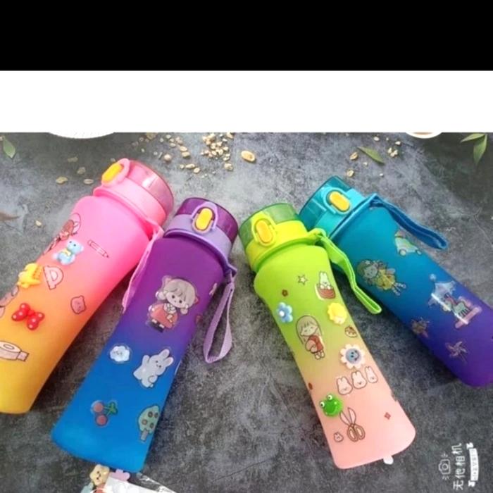 Gambar BOTOL MINUM VIRAL 800ML SLIM BOTOL MINUM ANAK TK SD PAUD STIKER 2d 3d - nonstiker, nonbubble dari SL SBY_NEW undefined 5 Tokopedia