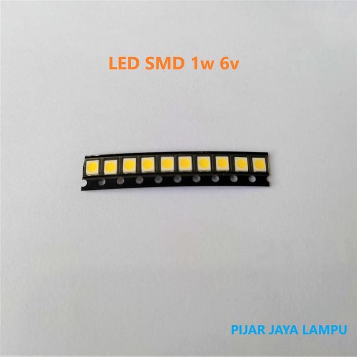 Gambar Chip LED SMD 6 volt 9 volt 2835 1w 6v 9v Mata LED SMD Putih - 6 Volt dari Pijar Jaya Lampu undefined Tokopedia