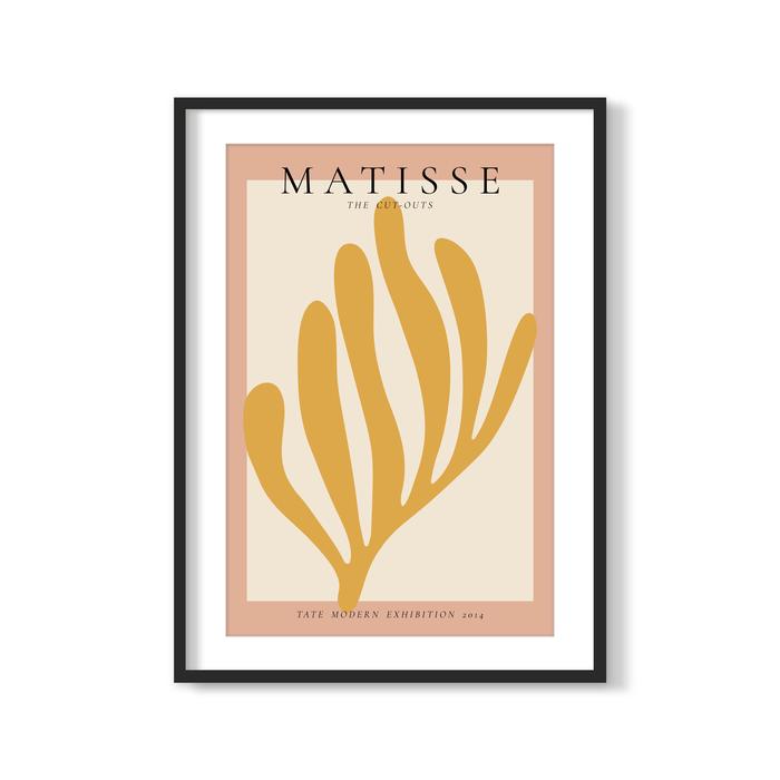 Gambar Poster "Matisse - The Cut-Outs" + Premium Frame Kayu - Hitam+mat, Frame 30x40cm dari Poster House Gallery undefined Tokopedia