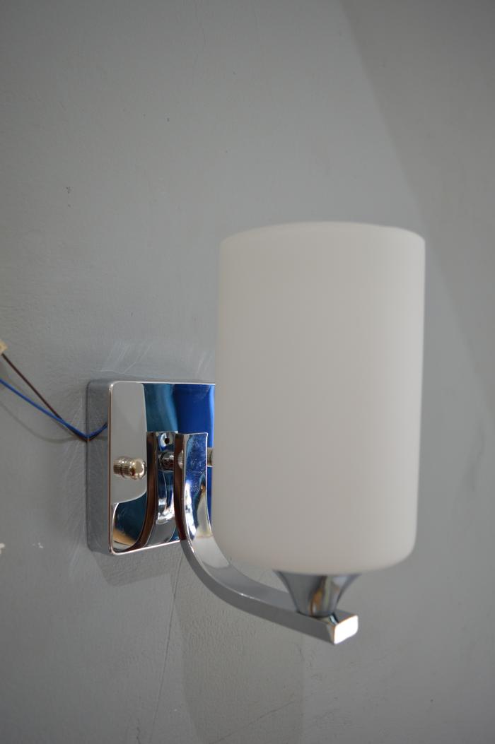 Gambar Lampu Dinding Minimalis Tube Putih Susu Dekorasi Ruangan Wall Lamp - 1 lampu dari Grand Golden Lighting undefined Tokopedia