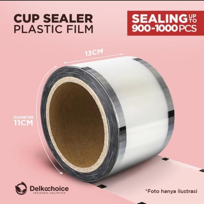 Gambar PLASTIK LID CUP SEALER POLOS PLASTIC SEALER TUTUP GELAS MINUMAN 13X12 - LID CUP POLOS, 900 - 1000 CUP dari SIBUNGKUS undefined Tokopedia