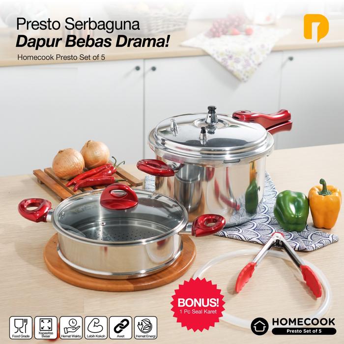 Gambar Homecook Presto Set Of 5 dari ROSANNI SHOP undefined Tokopedia