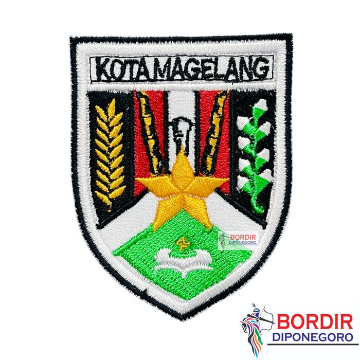 Gambar BORDIR LOGO KOTA MAGELANG TIMBUL | CUSTOM BORDIR LOGO dari Diponegoro Bordir undefined Tokopedia