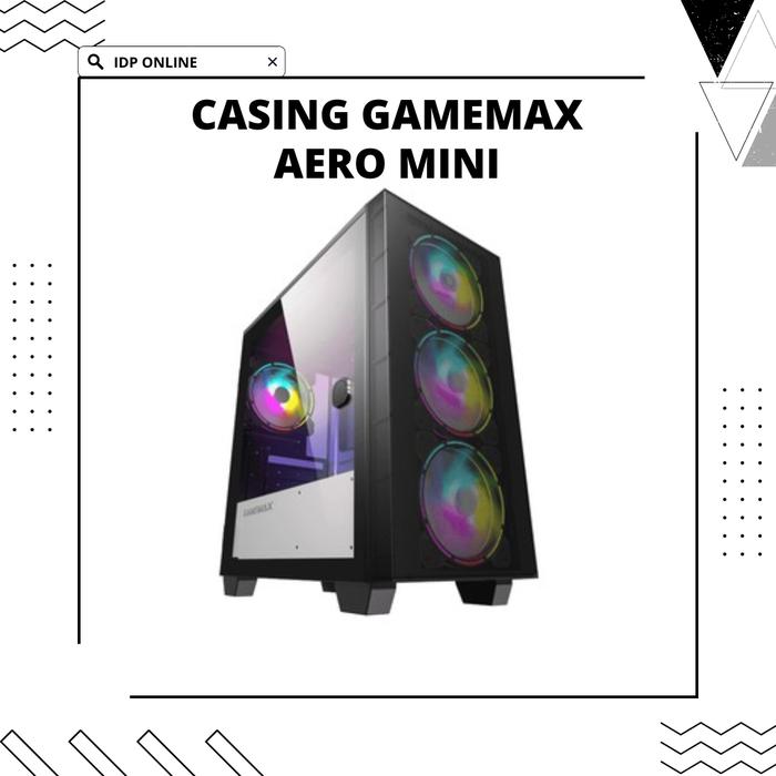 Jual Casing Gamemax Aero Mini - Micro ATX mini ITX Tempered glass ...