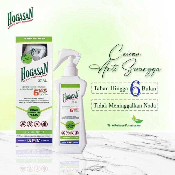 Gambar HOGASAN anti serangga (anti semut, kecoa, rayap, nyamuk, lalat, kutu, dari Lil Needs undefined Tokopedia