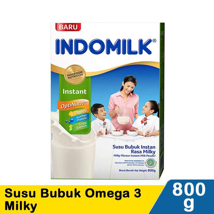 Gambar Indomilk Susu Bubuk Instant Omega-3 800G dari Fircha Mart undefined Tokopedia
