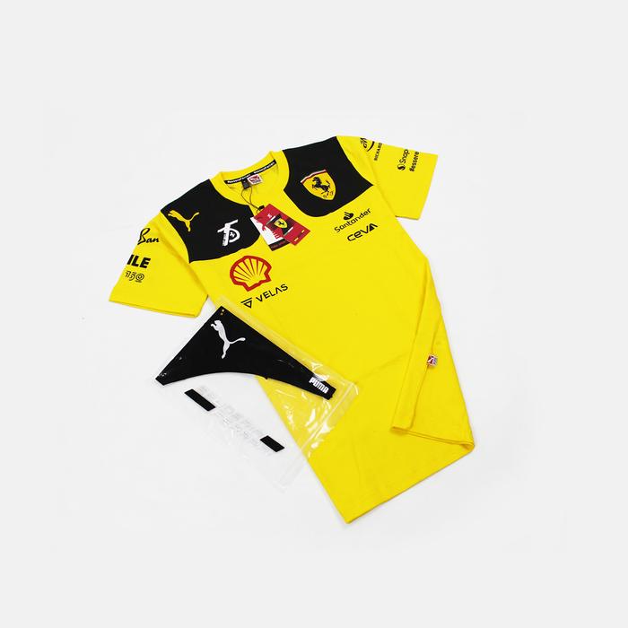 Gambar Kaos Baju T Shirt Sport Racing Team F1 Ferrari 75 ANS Pendek Pria - FERRARI KUNING, L dari SportyShopID undefined Tokopedia