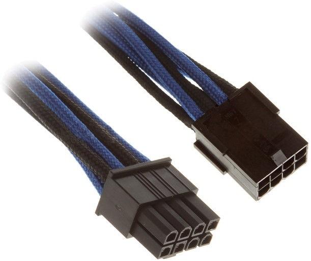 Gambar Bitfenix 8pin PCIe Power Extension 45cm Cable Alchemy - Blue Black dari Redcomp undefined Tokopedia