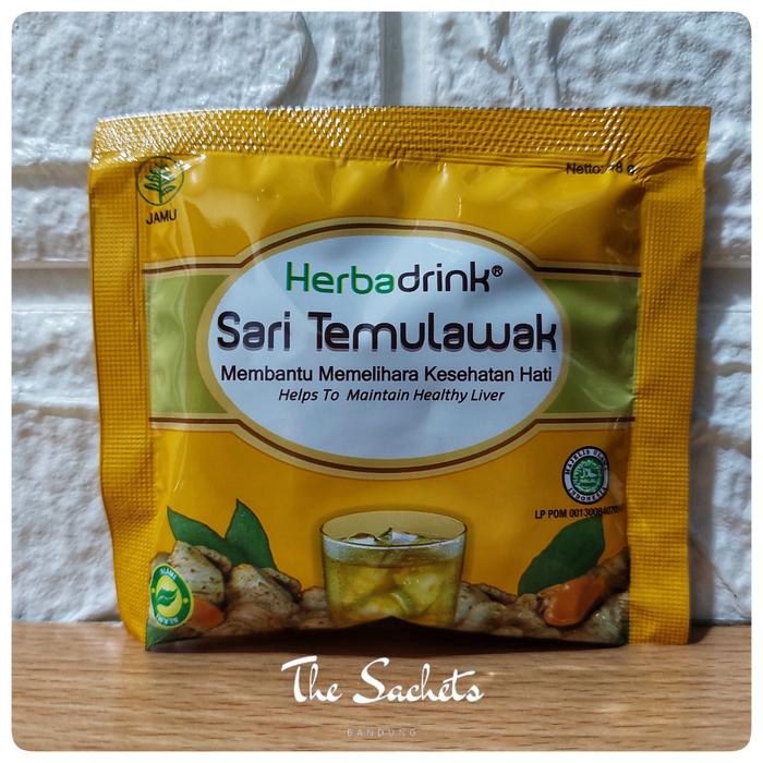 Gambar Herbadrink Minuman Herbal Tradisional Sachet - Temulawak dari The Sachets undefined Tokopedia