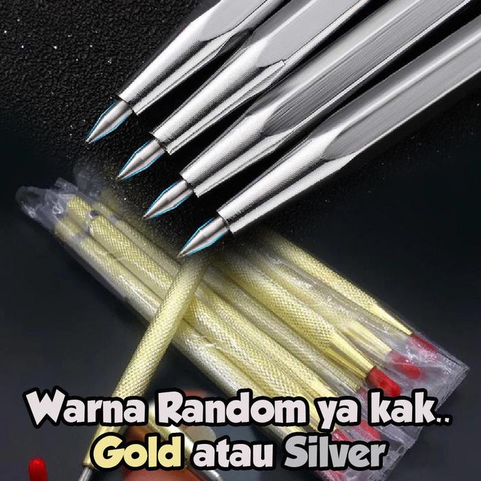 Gambar Pena Pemotong Keramik Ubin Nat Kaca Gelas Ukir Super Tajam Bahan Baja - Gold/Silver dari Zovira Shop undefined Tokopedia