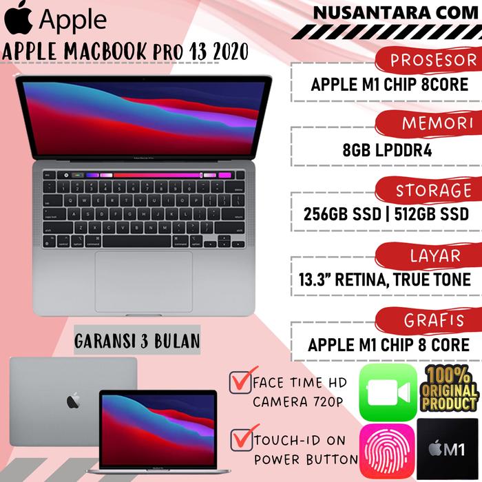 Laptop Apple Macbook Pro 13 MYD82 M1 8GB 256GB Space Grey SECOND  8GB/256GB, MYDA2
