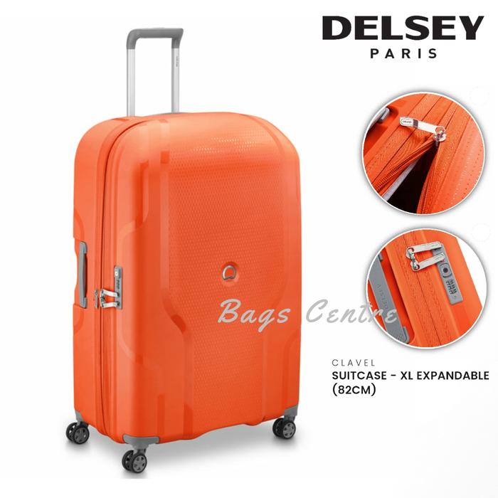 Gambar Koper Delsey CLAVEL 30" Inch 82 Cm Bagasi Besar Hardcase - Orange - Tangerin orange dari Bags Centre undefined Tokopedia