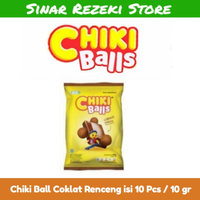 Gambar Chiki Balls Renceng 10gr x 10pcs / Chiki Ball Coklat / Chiki Ball Keju - Coklat dari Sinar Rezeki Store undefined Tokopedia