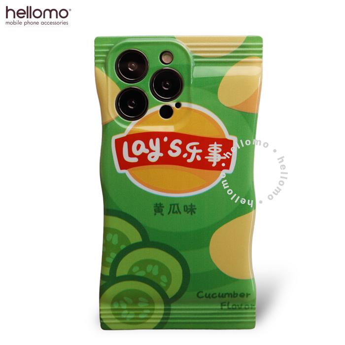 Gambar Candy Phone Casing iPhone Motif Snack LAYS Case iPhone Softcase Lucu - GREEN, 12 dari hellomo indonesia undefined Tokopedia