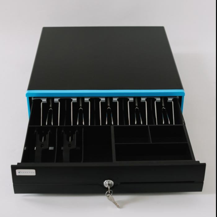 Gambar Cash Drawer Laci Uang Sharkpos CD-408 43 x 40 Cm RJ-11 Otomatis CD420 - Biru dari Malangpos undefined Tokopedia
