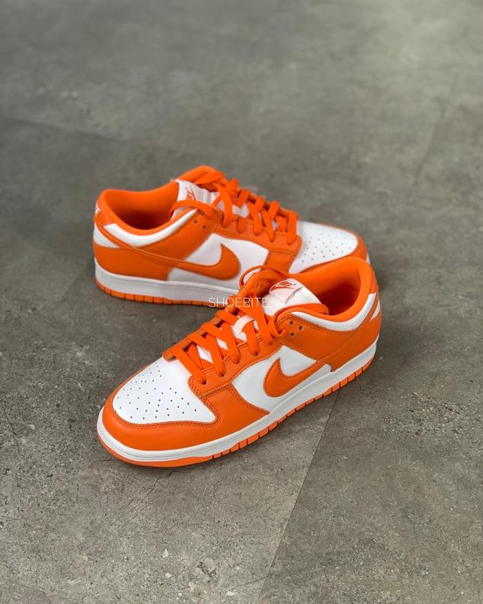 Sepatu Nike Dunk Low Nike Orange And White Jual Nike Dunk Low