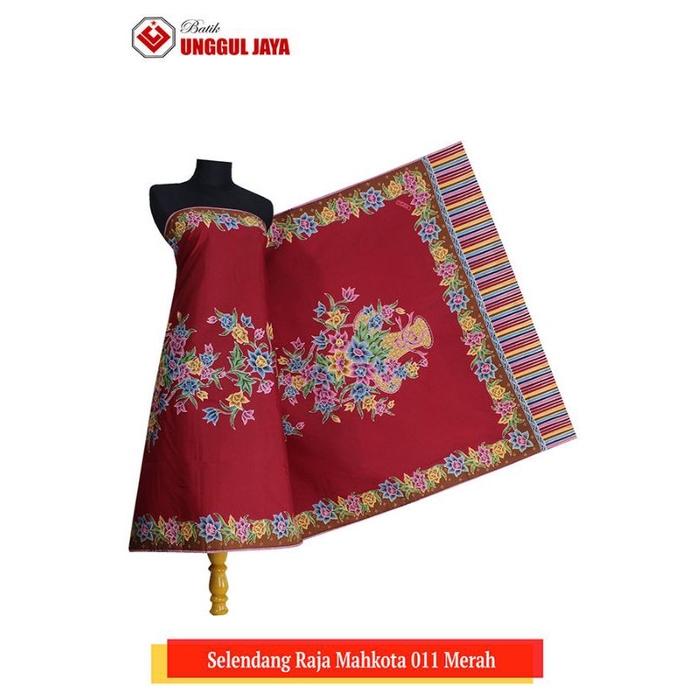 Gambar Selendang Batik Unggul Jaya Raja Mahkota 011 Selendang Gendong Bayi - Merah dari Sun Swallow Store undefined Tokopedia