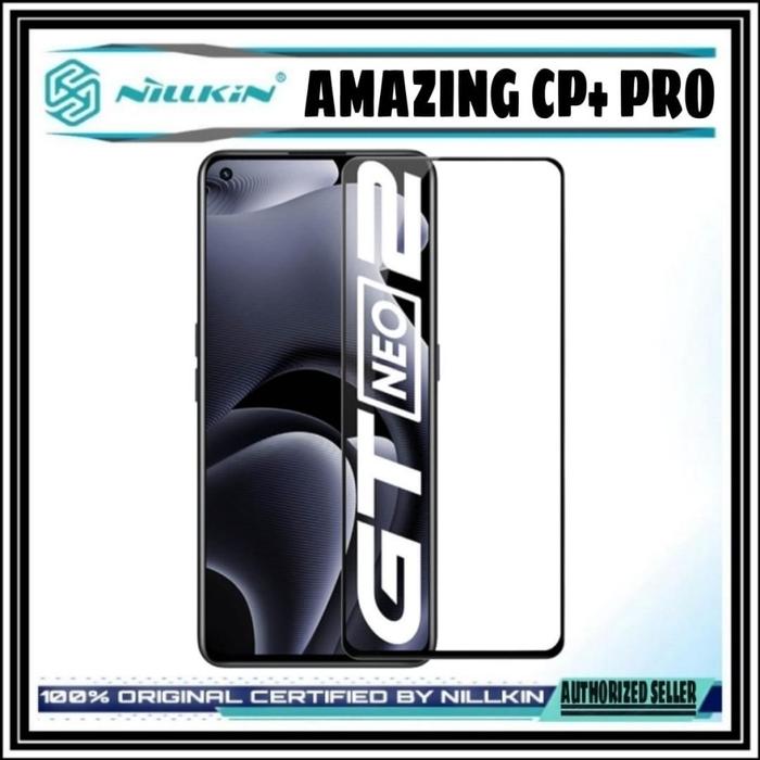 Gambar REALME GT NEO2 NEO 2 5G TEMPERED GLASS NILLKIN AMAZING CP+ PRO SCREEN - REALME GT NEO 2, FRAME BLACK dari Best Accesories Hp undefined Tokopedia