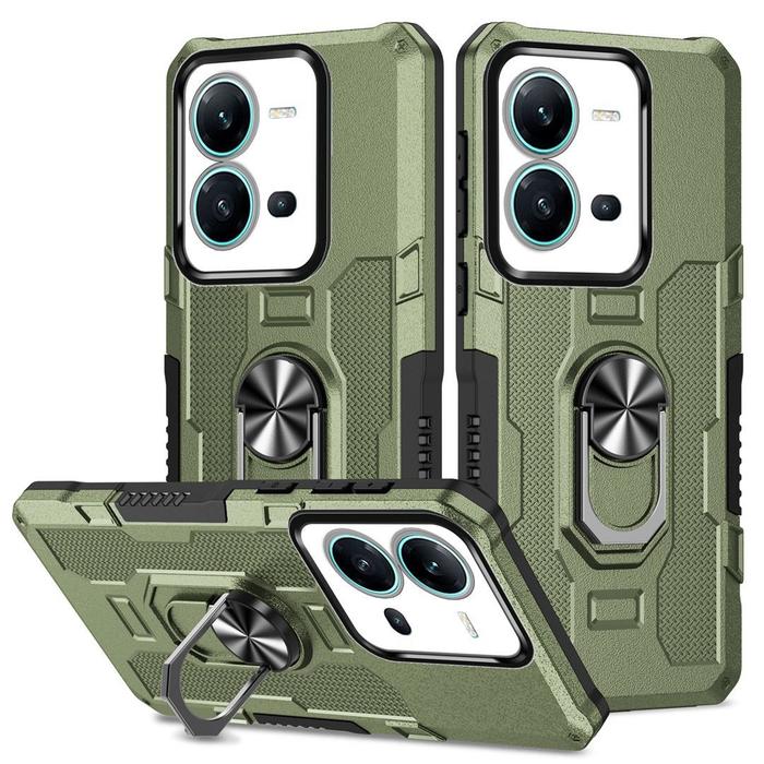 Gambar Case robot hit eye ring Infinix Hot 12i 12 Play TPU armor metal holder - Hijau Army, Hot 12 Play dari Glorycase undefined Tokopedia