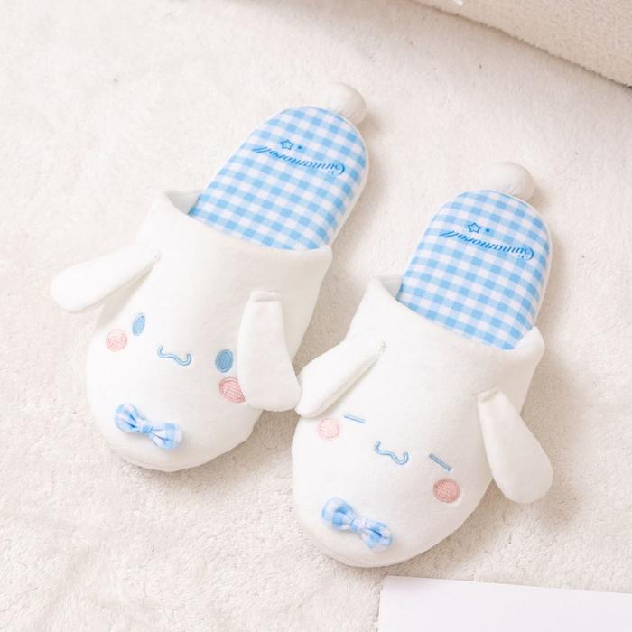 Gambar SANDAL RUMAH CINNAMOROLL MELODY BADTZMARU KUROMI HELLO KITTY KAMAR - Cinnamoroll dari Kostum Pesta undefined Tokopedia