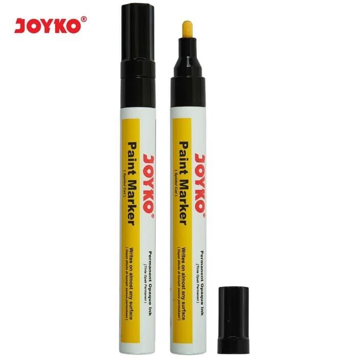 Gambar JOYKO PAINT MARKER SPIDOL CAT PERMANEN PTM 37-44 - Hitam dari MUJITECH undefined Tokopedia