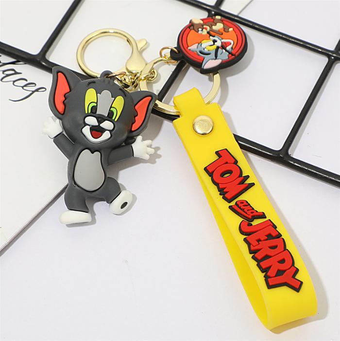 Gambar Gantungan Kunci karakter Tom And Jerry Berdiri - Tom dari De Fasco undefined Tokopedia