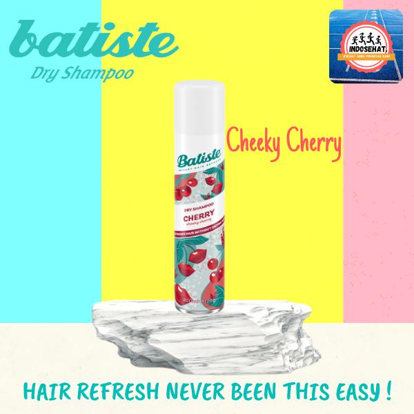 Gambar BATISTE Dry Shampoo 200 ML - Sampo Pelembut Rambut Kering & Rontok - Cheeky Cherry dari IndoSehat. undefined Tokopedia