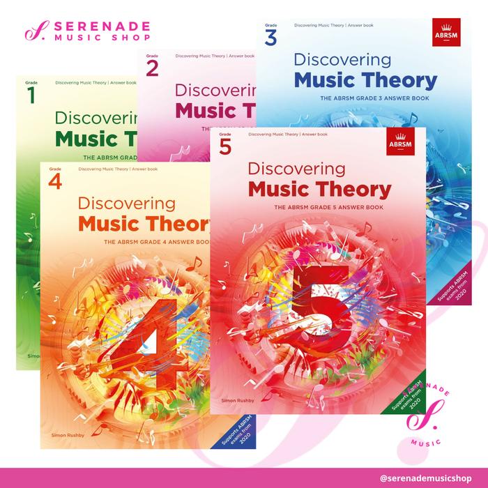 Jual Discovering Music Theory Answer Book Grade 1 2 3 4 5 ABRSM Buku ...