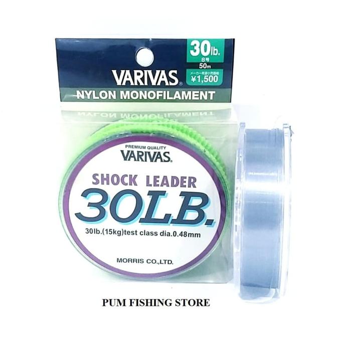 Jual VARIVAS SHOCK LEADER NYLON MONOFILAMENT 200 LB - 30lb-50m