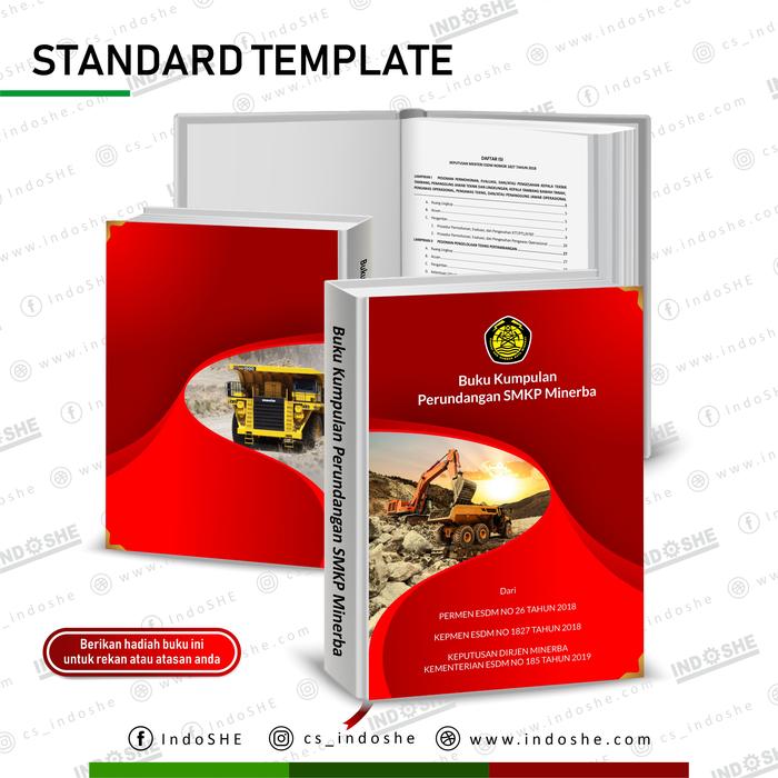 Gambar Buku Kumpulan Perundangan SMKP Minerba (ukuran A5) - Standar dari INDOSHE undefined Tokopedia