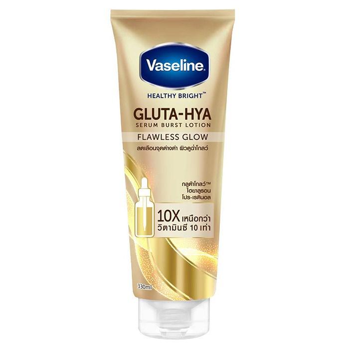 Gambar Vaseline Gluta Hya Thailand 300ml Original Serum Lotion - Flawless Glow dari Tibicishop undefined Tokopedia