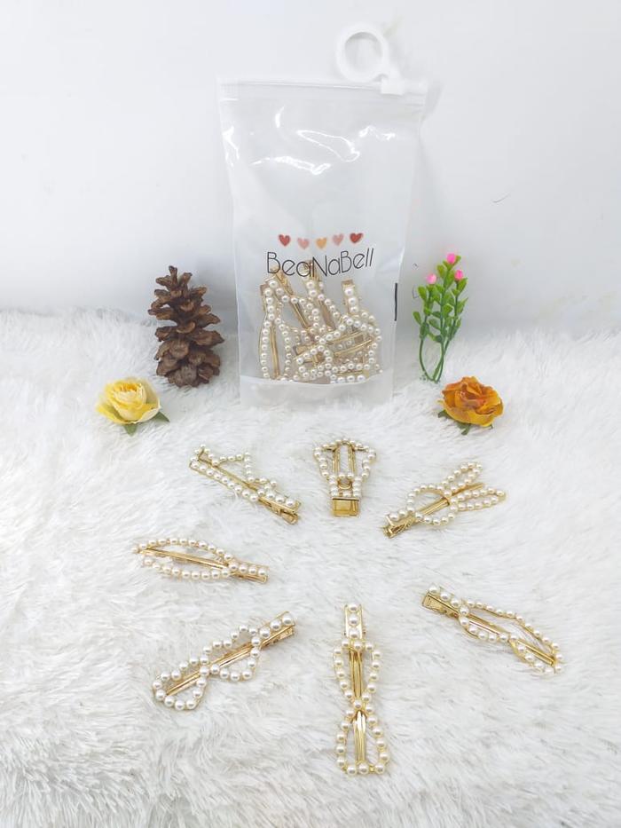 Gambar 6Pcs Jepit Mutiara Pearl Hairclip Jepitan Rambut Korea Mutiara Jilbab - RANDOM dari BeaNaBell Aksesoris undefined Tokopedia