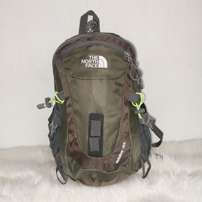 Gambar Tas Ransel The North Face 20 Liter Hijau Army Tas Punggung Pria - Hijau Army dari harizu store undefined Tokopedia