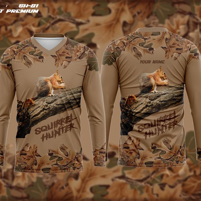 Gambar BAJU HUNTING CAMO SQUIRREL HUNTER /DEER HUNTER / CUSTOM JERSEY BERBURU - SQUIREL HUNTER, S dari A.N.T CAMO FASHION undefined Tokopedia