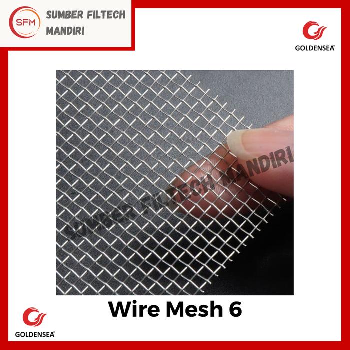 Gambar Wire Mesh Saringan SS 304 #5, 6, 8 Stainless Steel - Mesh 6 dari Sumber Filtech Mandiri.ID undefined Tokopedia