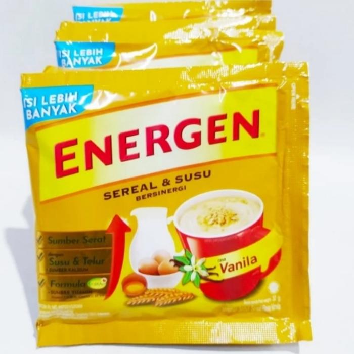 Gambar Energen renceng Minuman sereal Bergizi 10sachet @30g - Vanilla dari sian-insehat undefined Tokopedia