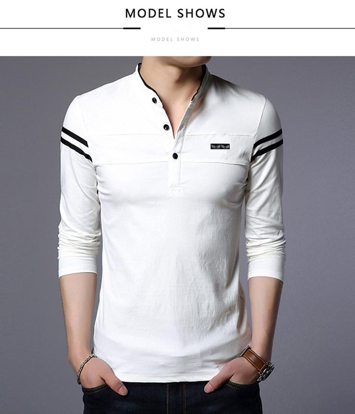 Gambar Fobdg T-Shirt Magnum baju kaos berkancing - Putih, S dari Fobdg Indonesia undefined Tokopedia