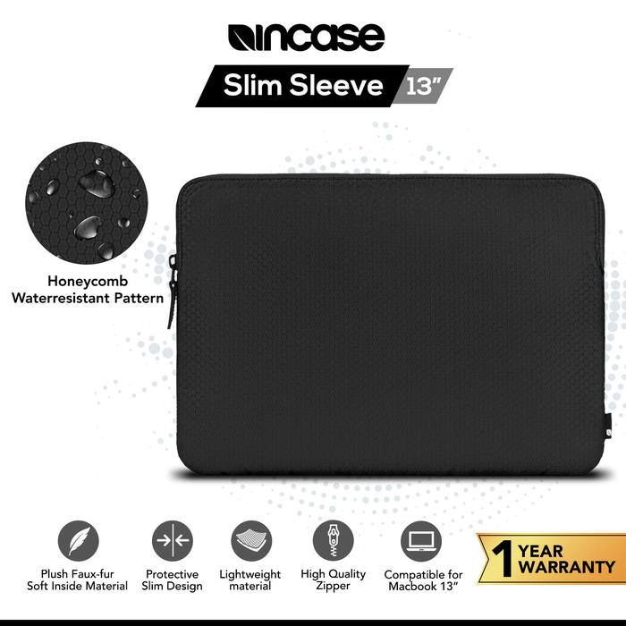Gambar Incase Sleeve Honeycomb Ripstop for Macbook Air 13 Inch -  Tas Laptop | Tas laptop 13 inch | Tas Macbook pro 13 Inch | Sleeve Macbook Pro 13 Inch - Hitam dari Incase Indonesia undefined Tokopedia
