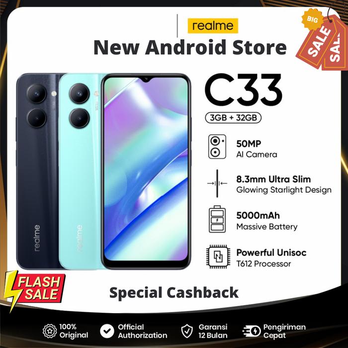 Realme Hp Gb Ram Realme C33 Realme Phone 3gb Ram Realme C33 3/32
